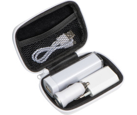 Travel set - Powerbank, EU Plug, USB Charger